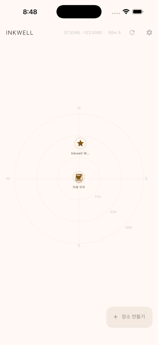 Places radar